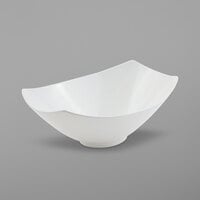 Bon Chef 2515PWHT Gondola 160 oz. White Sandstone Cast Aluminum Bowl
