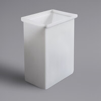 Winholt 148BIN-WH 10 Gallon / 160 Cup White Ingredient Bin