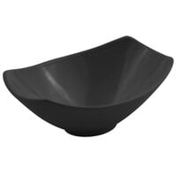 Bon Chef 2511BLK Gondola 11 oz. Black Sandstone Cast Aluminum Bowl