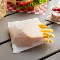 Carnival King 3 1/2 inch x 4 1/2 inch Small French Fry Bag - 500/Pack