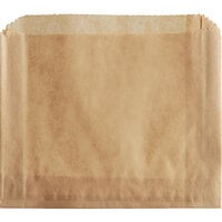 Carnival King 5 inch x 1 inch x 4 inch Large Kraft French Fry Bag - 2000/Case