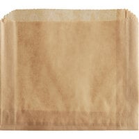 Carnival King 5" x 1" x 4" Large Kraft French Fry Bag - 2000/Case