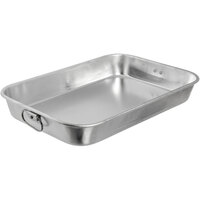 Carlisle 60306 8 Qt. Aluminum Baking and Roasting Pan with Handles - 17 inch x 11 inch x 2 1/2 inch