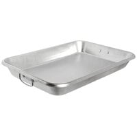 Carlisle 601923 19 Qt. Aluminum Baking and Roasting Pan with Handles - 26 inch x 18 inch x 3 1/2 inch
