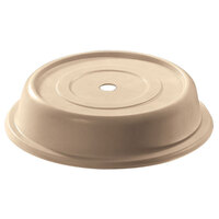 Cambro 806CW133 Camwear Camcover 8 7/16 inch Beige Plate Cover - 12/Case
