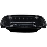 Dart B24SB PresentaBowls Pro 24 oz. Black Square Plastic Bowl - 252/Case