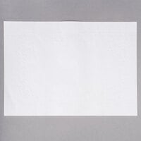 10" x 14" White Embossed Dubonnet Placemat   - 1000/Case