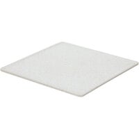 GET SB-1212-GW Madison Avenue / Granville 12 inch Square White Melamine Faux Matte Granite Display Board