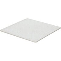 GET SB-1212-GW Madison Avenue / Granville 12" Square White Melamine Faux Matte Granite Display Board