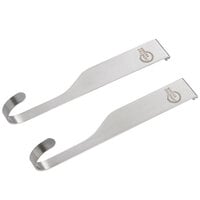 Mercer M30740 Single Hooks For Magnetic Knife / Utensil Bar   - 2/Pack