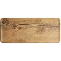 GET SB-1460-OW Madison Avenue / Granville 14 1/2" x 6" Melamine Faux Oak Wood Display Board