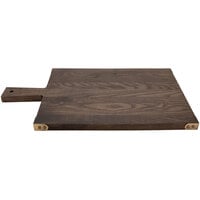 GET WD-2-ASH Taproot 13 inch x 9 1/2 inch Walled Ash Wood Serving Board with Handle