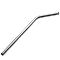 Barfly M37113 8 1/2 inch Stainless Steel Reusable Bent Straw with 5/16 inch Diameter - 12/Pack