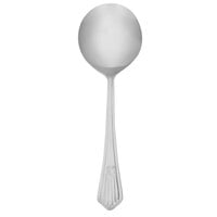Walco 3212 Stars and Stripes 5 3/4 inch 18/0 Stainless Steel Bouillon Spoon - 24/Case