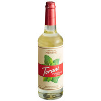 Torani 750 mL Puremade Creme de Menthe Flavoring Syrup