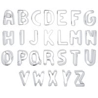 Ateco 6950 26-Piece 3" Stainless Steel Alphabet Cutter Set