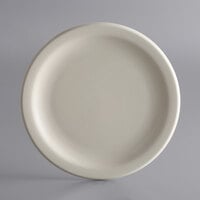 World Tableware NR-22 Kingsmen White 8 inch Ultima Cream White Narrow Rim Round Stoneware Plate - 36/Case