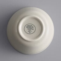 World Tableware PWC-4 Princess White 7.25 oz. Ultima Cream White Rolled Edge Stoneware Bouillon - 36/Case