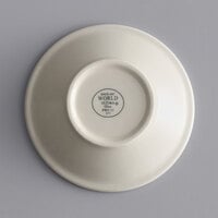 World Tableware PWC-11 Princess White 4 oz. Ultima Cream White Rolled Edge Stoneware Fruit Bowl - 36/Case
