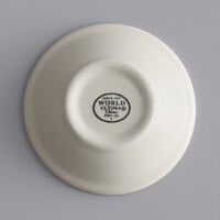 World Tableware PWC-32 Princess White 3 oz. Ultima Cream White Rolled Edge Stoneware Fruit Bowl - 36/Case