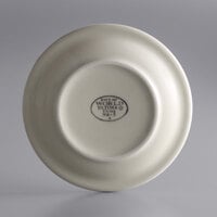 World Tableware NR-5 Kingsmen White 5 1/2 inch Ultima Cream White Narrow Rim Round Stoneware Plate - 36/Case
