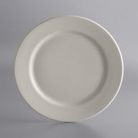 World Tableware PWC-50 Princess White 12 inch Ultima Cream White Round Rolled Edge Stoneware Plate - 12/Case
