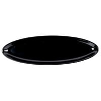 GET ML-252-BK 16" x 5" Black Siciliano Oval Platter - 12/Case