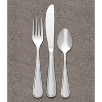 World Tableware Brandware 162 027 Huron 7 3/8 inch 18/0 Stainless Steel Heavy Weight Dinner Fork - 36/Case