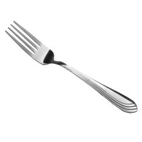 World Tableware Brandware 148 039 Riva 8 inch 18/0 Stainless Steel Medium Weight European Dinner Fork - 36/Case