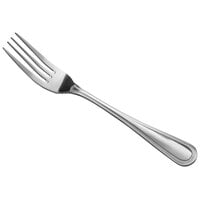 World Tableware Brandware 160 039 Geneva 8 inch 18/0 Stainless Steel Medium Weight European Dinner Fork - 36/Case