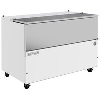 Beverage-Air SM58HC-W 58 inch White 1-Sided Cold Wall Milk Cooler