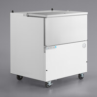 Beverage-Air SM34HC-W 36 inch White 1-Sided Cold Wall Milk Cooler