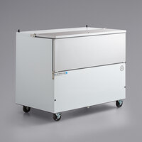 Beverage-Air SM49HC-W 49 inch White 1-Sided Cold Wall Milk Cooler