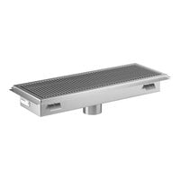Regency 12" x 36" 14-Gauge Stainless Steel Floor Trough with Grate