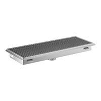 Regency 18" x 48" 14-Gauge Stainless Steel Floor Trough with Grate