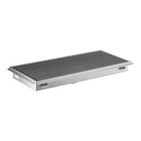 Regency 24" x 48" 14-Gauge Stainless Steel Floor Trough with Grate