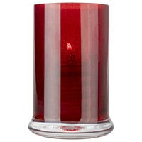 Sterno 80559 Siren 4 1/2 inch Red Votive Liquid Candle Holder