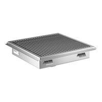 Regency 24" x 24" 14-Gauge Stainless Steel Floor Trough with Grate
