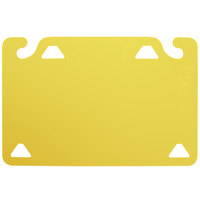 San Jamar CBQG1218YL QuadGrip™ 18 inch x 12 inch x 1/8 inch Yellow Cutting Board Refill - 2/Pack