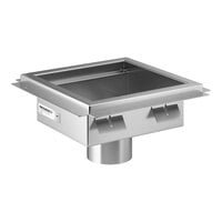 Regency 12" x 12" 14-Gauge Stainless Steel Floor Sink