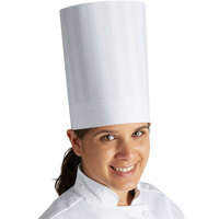 Mercer Culinary Genesis® 9 inch White Chef Trek Toque Hat