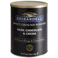 Ghirardelli 3 lb. Sweet Ground Dark Chocolate & Cocoa Powder