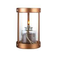 Sterno 80566 Penny 5 1/2 inch Copper Clear Finish Votive Liquid Candle Holder