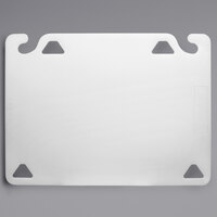 San Jamar CBQG1520WH QuadGrip™ 20 inch x 15 inch x 1/8 inch White Cutting Board Refill - 2/Pack