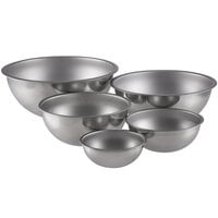 Vollrath 5 Piece Heavy-Duty Stainless Steel Mixing Bowl Set - 5/Set