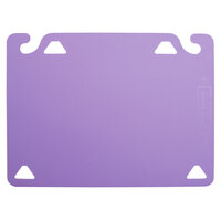 San Jamar CBQG1520PR QuadGrip™ 20 inch x 15 inch x 1/8 inch Purple Cutting Board Refill - 2/Pack