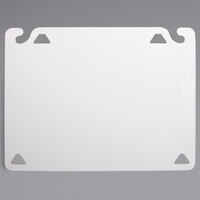 San Jamar CBQG1824WH QuadGrip™ 24 inch x 18 inch x 1/8 inch White Cutting Board Refill - 2/Pack