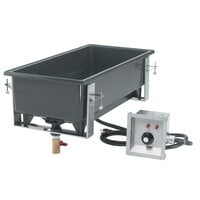 Vollrath 72109 Cayenne Single Well Drop In Hot Food Well with Drain - 120V, 1600W