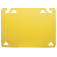 San Jamar CBQG1520YL QuadGrip™ 20 inch x 15 inch x 1/8 inch Yellow Cutting Board Refill - 2/Pack