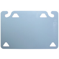 San Jamar CBQG1218BL QuadGrip™ 18 inch x 12 inch x 1/8 inch Blue Cutting Board Refill - 2/Pack
